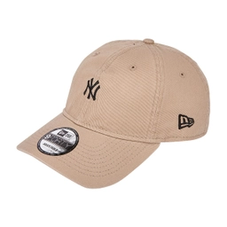 언스트럭쳐 MLB 베이직 워시드 미니 로고 뉴욕 양키스 볼캡 베이지 / 12836200