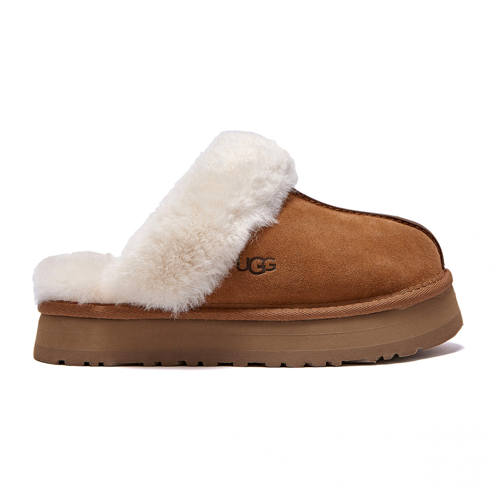 디스케트 털 슬리퍼 체스트넛 / 1122550-CHE