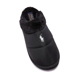 포니자수 케일리 스커프 털 패딩 슬리퍼 블랙 / RFS11619W