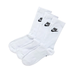 에브리데이 에센셜 크루 삭스 화이트 3PK / DX5025-100