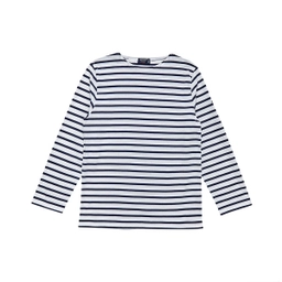 밍콰이어 스트라이프 티셔츠 화이트 / ASJU224B326088