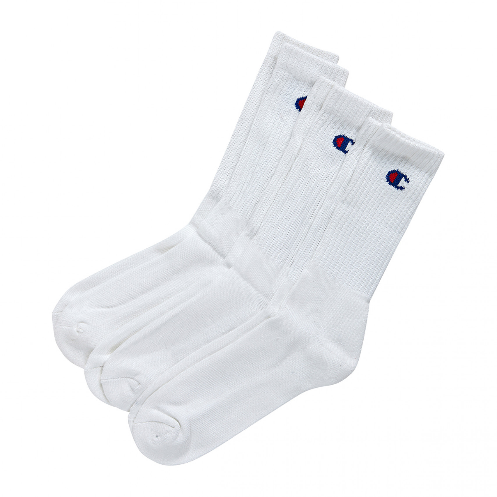 챔피온 풀렝스 양말 3P 화이트 / CMSCH002