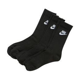 스포츠웨어 에브리데이 에센셜 크루 삭스 3팩 블랙 / DX5025-010