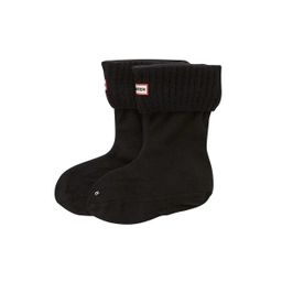 헌터 리시클레드 나일론 블렌드 커프 쇼트 부츠 삭스 블랙 / UAS3501RNB-BLK