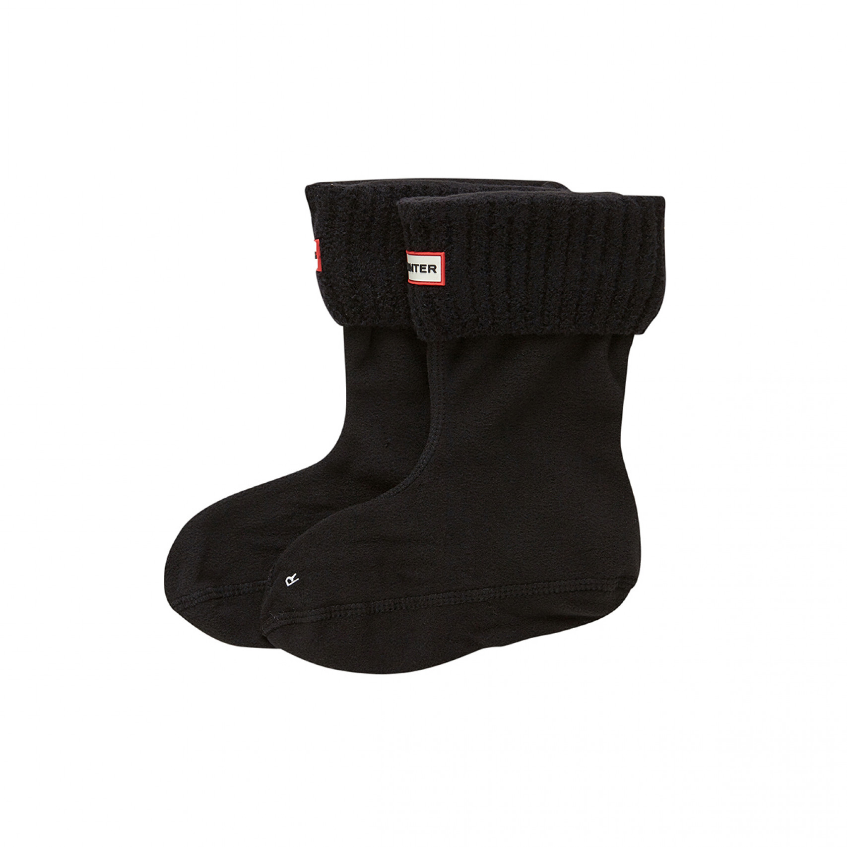 헌터 리시클레드 나일론 블렌드 커프 쇼트 부츠 삭스 블랙 / UAS3501RNB-BLK