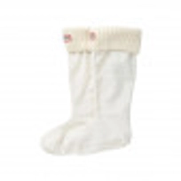 헌터 리시클레드 나일론 블렌드 커프 톨 부츠 삭스 화이트 / UAS3500RNB-HWT