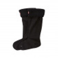 헌터 리시클레드 나일론 블렌드 커프 톨 부츠 삭스 블랙 / UAS3500RNB-BLK