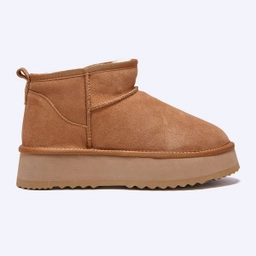 시어링 부츠 울트라 미니 플랫폼 체스트넛 여성 / FLFDDA4W02