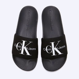 모노그램 바스 슬리퍼 블랙 / YW00103BDS