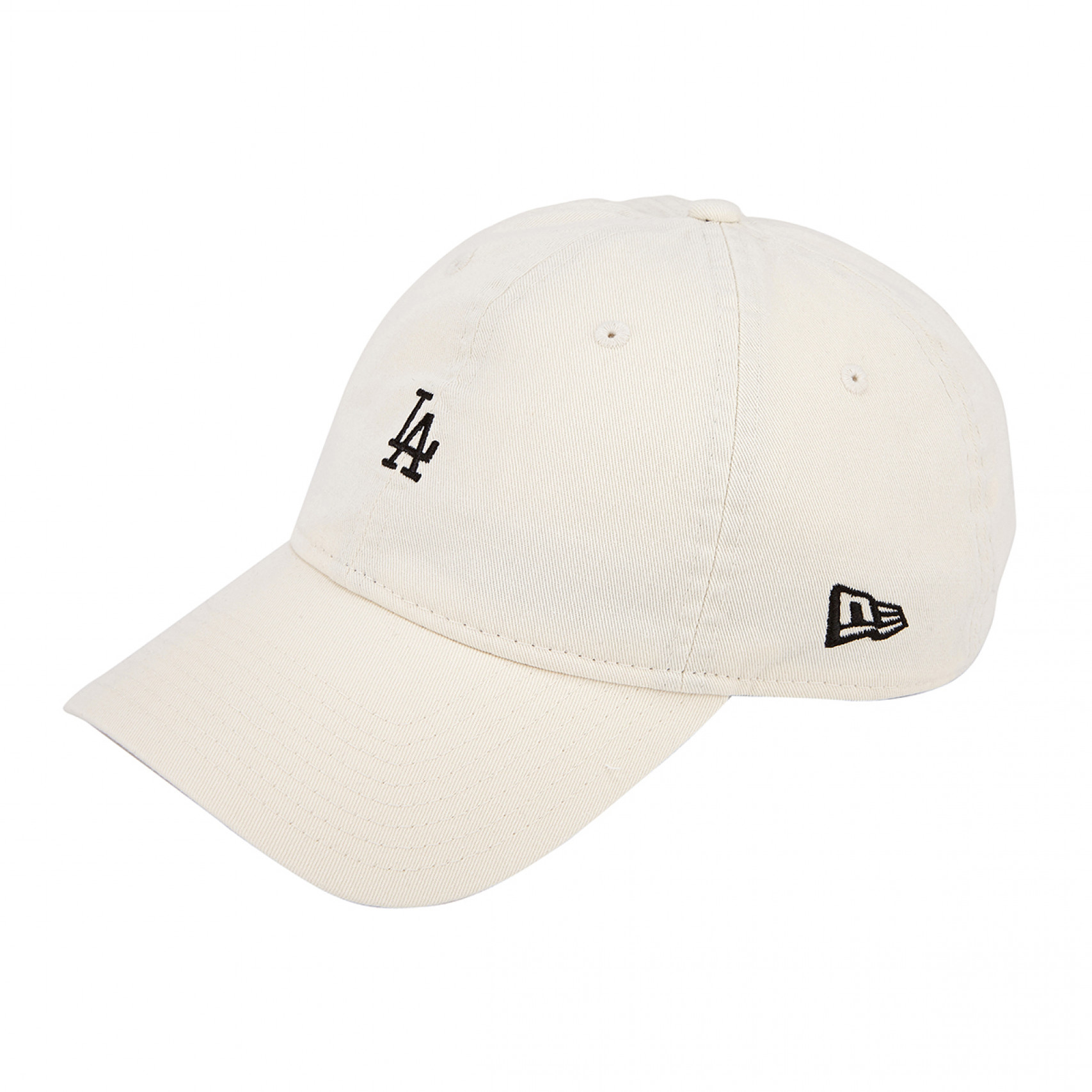 MLB 워시드 미니 로고 LA 다저스 언스트럭쳐 볼캡 크림 / 13549150