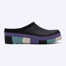 헌터 여성 플레이 스트라이프 솔 클로그 블랙 / WFF1097RMA-IPB