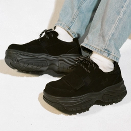 3300 하이 스웨이드 올블랙 / FLOTDA0U21