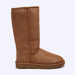 오버로크 스티치 롱 부츠 (클래식 톨 II) W 체스넛 / 1016224-CHE