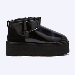울트라 미니 플랫폼 하이 샤인 W 블랙 / 1144048-BLK