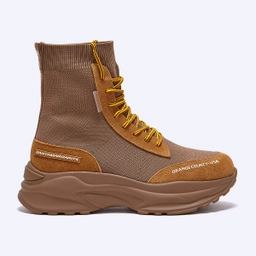 여성 진 워커 부츠 블랙 카멜 / WR154