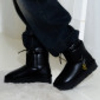 벌루니 플랫폼 패딩부츠 블랙 / FLOTDF4W20