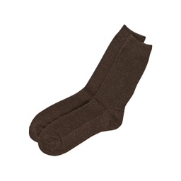 폴더라벨 베이직 코튼 삭스 다크 브라운 남성 / FLFADA4L03