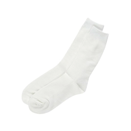 폴더라벨 베이직 코튼 삭스 화이트 남성 / FLFADA4L01