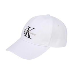 CKJ 모노그램 엠브로이더리 볼캡 화이트 / HX0263391