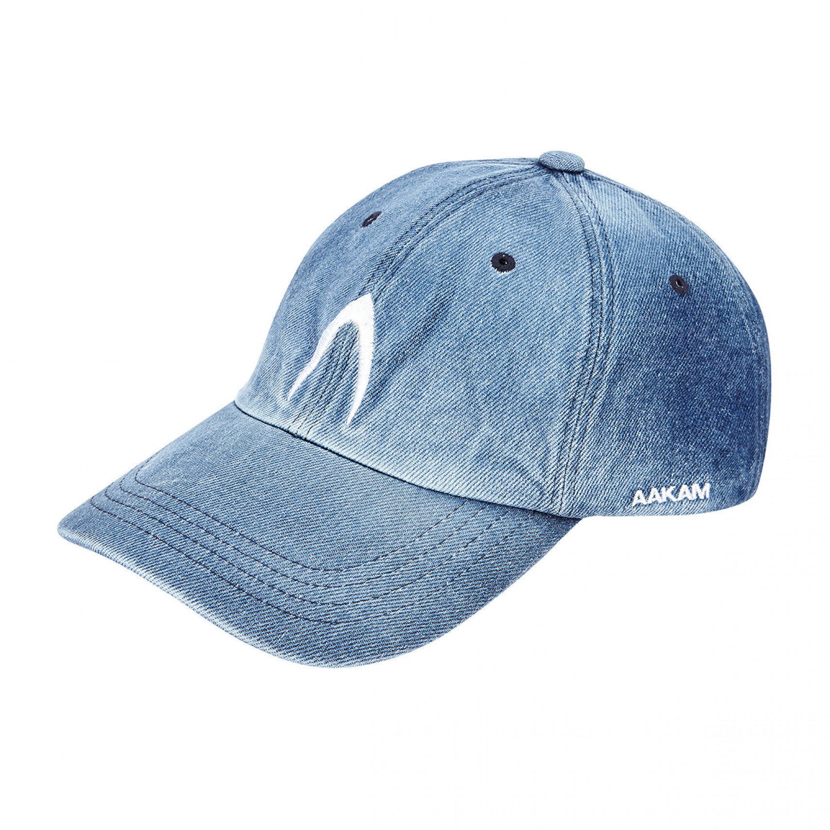 【AAKAM】Washed Denim Ball Cap (Black) ★ スングァン着用 ☆SEVENTEEN スングァン 着用！！【AAKAM】Washed Denim Ball