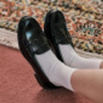 여성용 PU 페니로퍼 HS-4514 BLACK