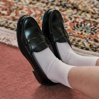 여성용 PU 페니로퍼 HS-4514 BLACK