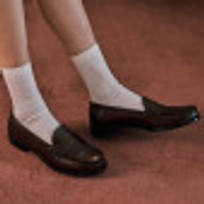 여성용 PU 페니로퍼 HS-4514 BROWN