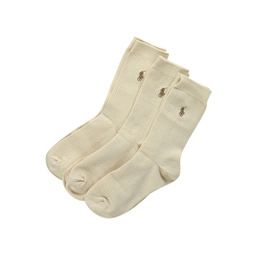 클래식 크루 삭스 3팩 아이보리 / 455932527001