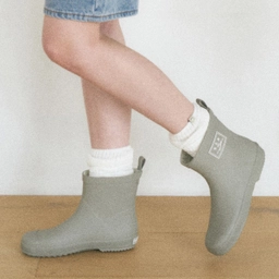 레인 부츠 로우 돌핀 그레이 / BS4SRB101
