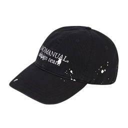 D.T BALL CAP 241 WASHED BLACK / NM55HG04M1WB000