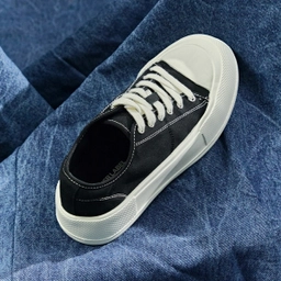 D Basic 보티 스니커즈 블랙 여성 / FLFDEA1W21