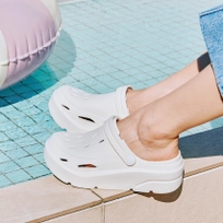 D Basic 쿠션 클로그 화이트 / FLFDES2U51