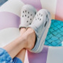 D Basic 쿠션 클로그 라이트 그레이 / FLFDES2U53