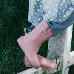콜터빌 레인부츠 미들 핑크 / FLOTES2W28