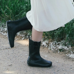 콜터빌 레인부츠 미들 블랙 / FLOTES2W27