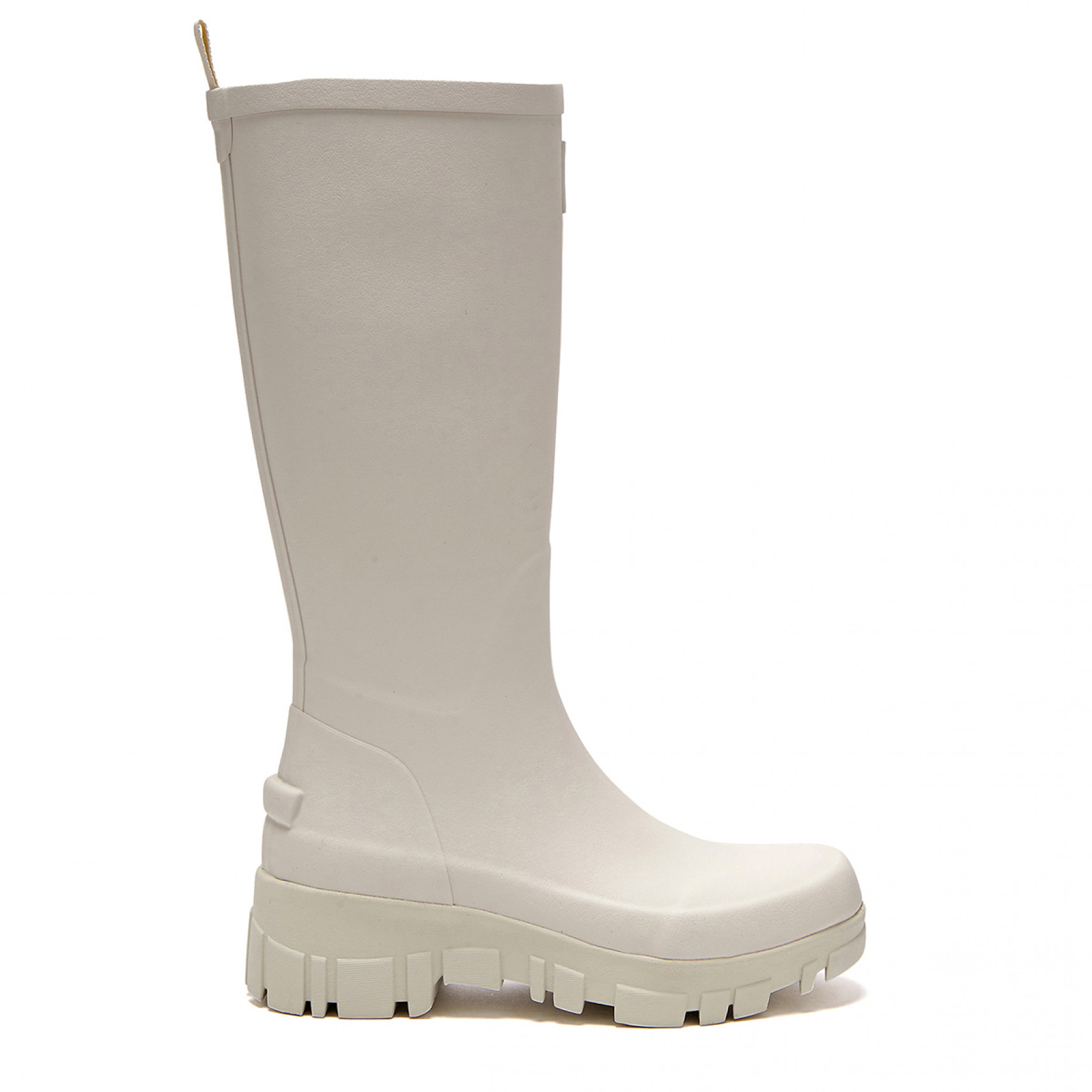 FLATFORM RAIN BOOTS LONG - CREAM