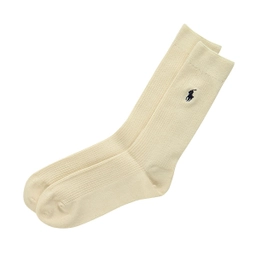 포니 코튼 크루 삭스 아이보리 / MAPOHOS03420589