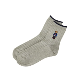 베어 코튼 블렌트 크루 삭스 그레이 / WAPOHOS03420206