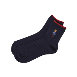 베어 코튼 블렌트 크루 삭스 네이비 / WAPOHOS03420200