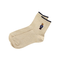 베어 코튼 블렌트 크루 삭스 베이지 / WAPOHOS03420199