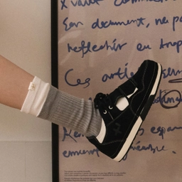 루즈핏 롱 삭스 그레이 / FLOTEA3L04