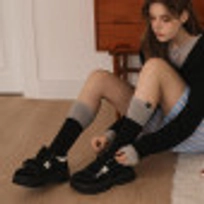 루즈핏 롱 삭스 블랙 / FLOTEA3L05