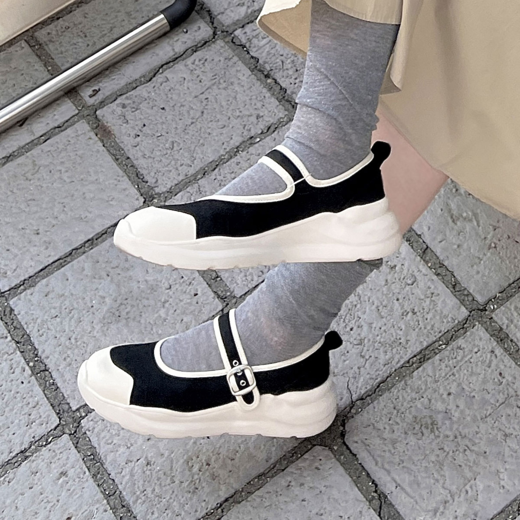 시닉 스트랩 메리제인슈즈 믹스 / FLOTEF3W05