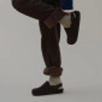 테일 클로그 브라운 / FLFDEF3U03