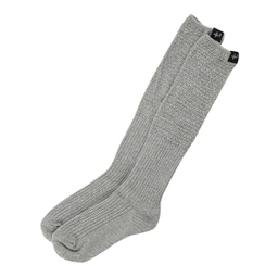 루즈핏 니트 콤비 레그워머 그레이 / FLOTEA3L06