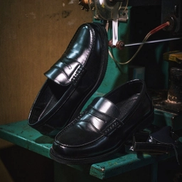 라이트 페니 로퍼 블랙 남성 / FLCCEA3M03