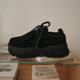 3300 하이 스웨이드 올블랙 / FLOTEA0U33