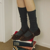 벨벳 메리제인슈즈 브라운 1cm / FLPREF3W02