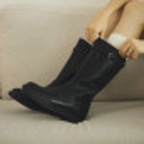 미들 부츠 블랙 4cm / FLPREF3W05