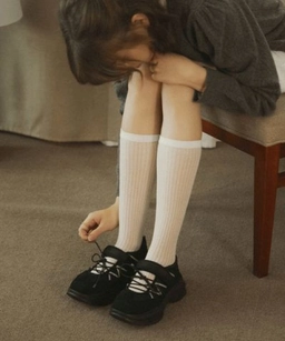 벨크로 스니커즈 블랙 4cm / FLPREF3W10